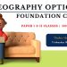 Geography Optional Online Classes
